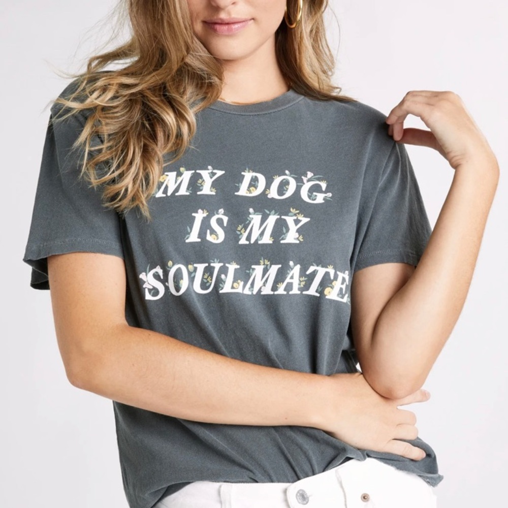NWT Wildfox Dog SoulMate Tshirt